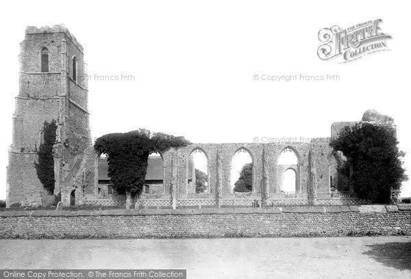 Photo of Covehithe, The Church From The South 1896