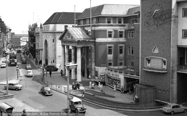 Photo of Coventry, Broadgate And High Street 1960