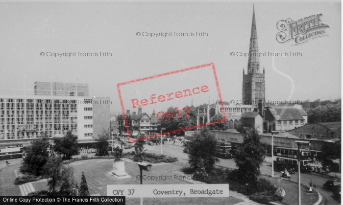 Photo of Coventry, Broadgate c.1960