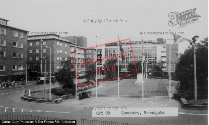 Photo of Coventry, Broadgate c.1965