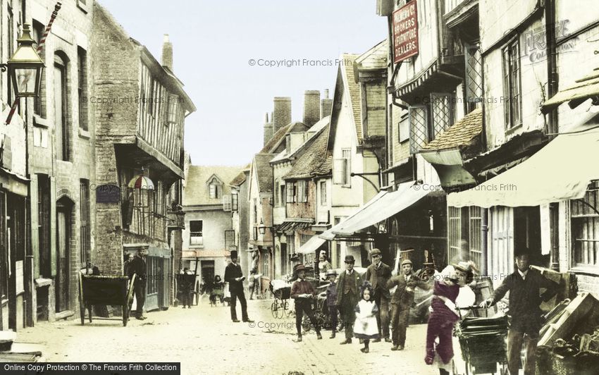 Coventry, Butcher Row 1892