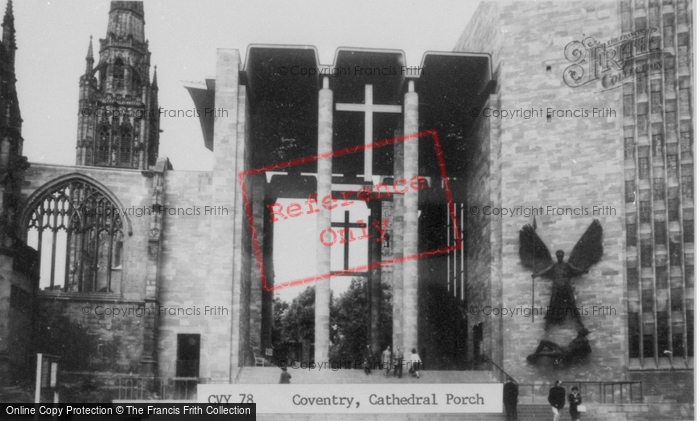 Photo of Coventry, Cathedral Porch c.1965