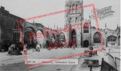 Cathedral Ruins c.1965, Coventry