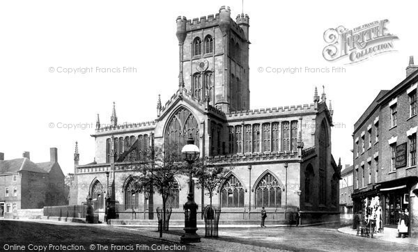 Photo of Coventry, Church Of St John The Baptist c.1884