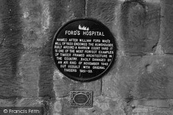 Ford's Hospital Info Plaque 2004, Coventry