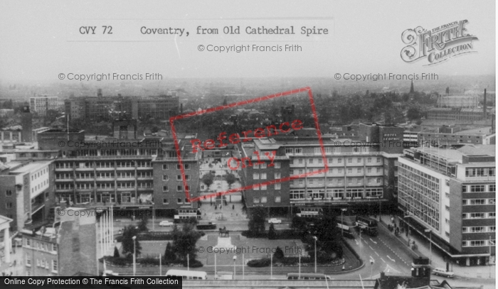 Photo of Coventry, From Cathedral Spire c.1965