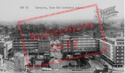 From Cathedral Spire c.1965, Coventry
