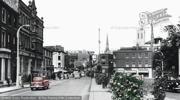 Photo of Coventry, Hertford Street c.1955