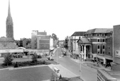 High Street And Broadgate c.1955, Coventry