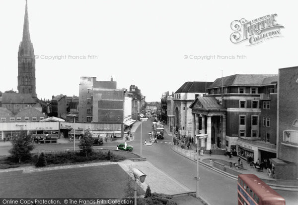 Photo of Coventry, High Street And Broadgate c.1955