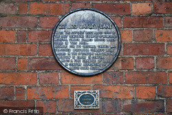 Info Plaque, Bayley Lane 2004, Coventry