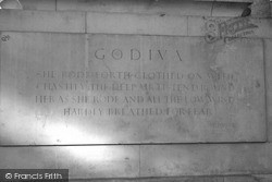Inscription, Lady Godiva's Statue 2004, Coventry