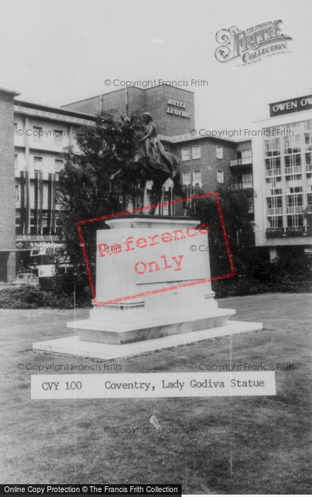 Photo of Coventry, Lady Godiva Statue c.1965