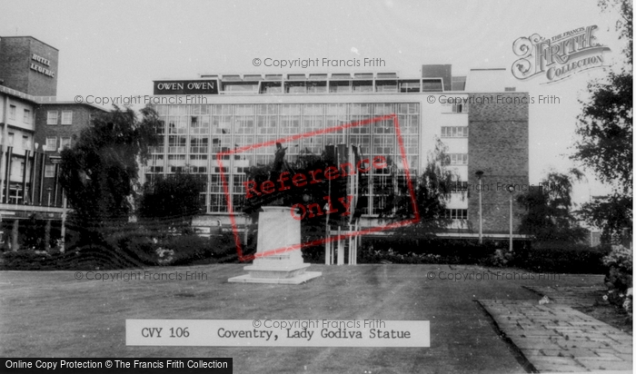 Photo of Coventry, Lady Godiva Statue c.1965