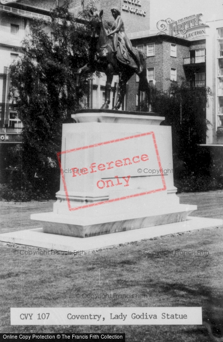 Photo of Coventry, Lady Godiva Statue c.1965