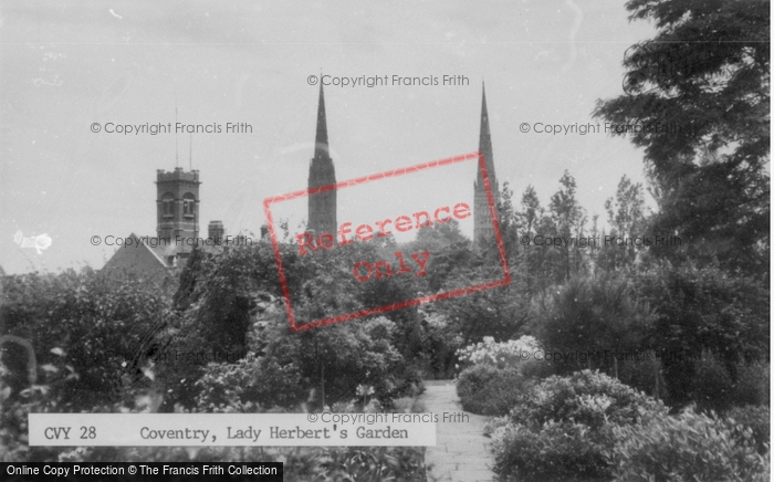 Photo of Coventry, Lady Herbert's Garden c.1960