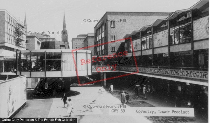 Photo of Coventry, Lower Precinct c.1960