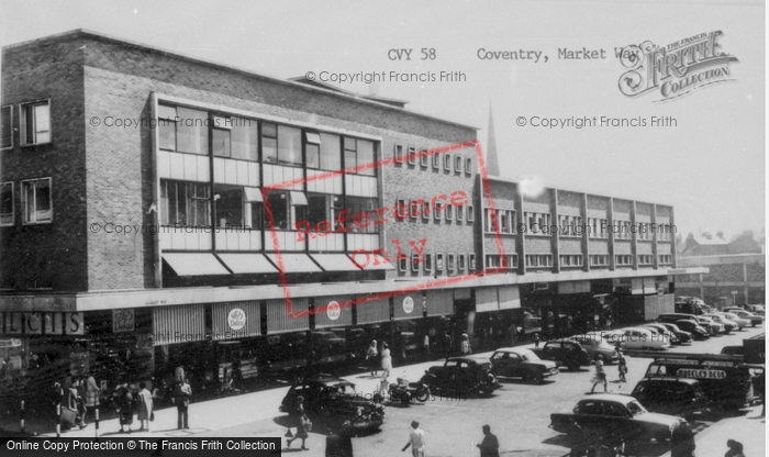 Photo of Coventry, Market Way c.1960