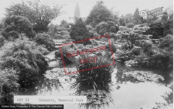 Photo of Coventry, Memorial Park c.1960