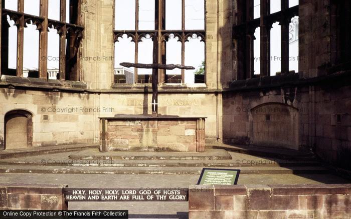 Photo of Coventry, Old Cathedral, Altar Of Reconciliation c.1985