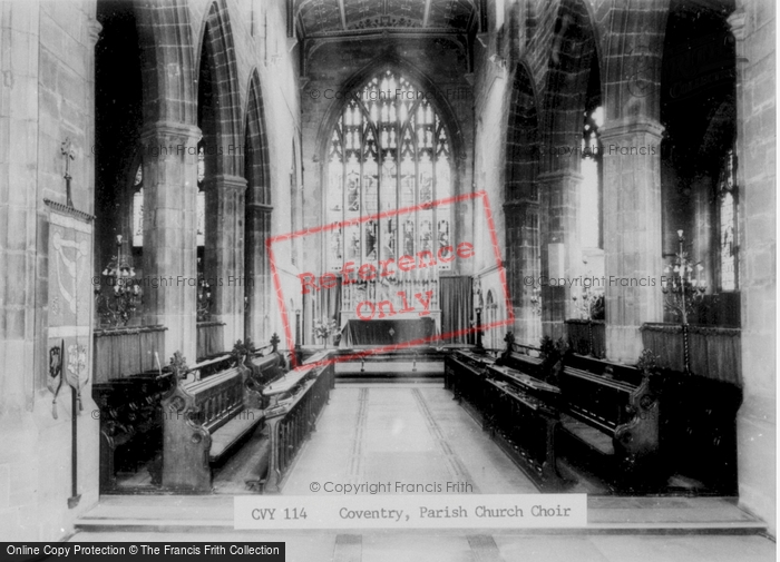 Photo of Coventry, Parish Church Choir c.1965