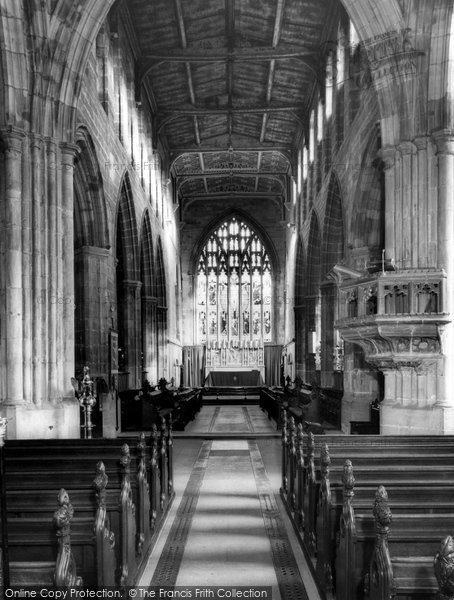 Photo of Coventry, Parish Church, Nave c.1968