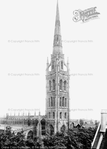 Photo of Coventry, St Michael's Church 1892