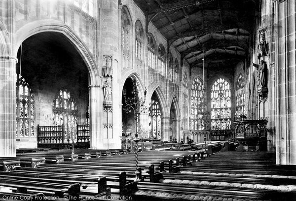 Photo of Coventry, St Michael's Church Interior 1892