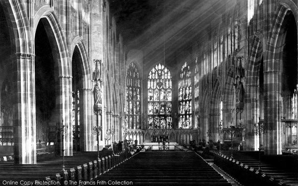 Photo of Coventry, St Michael's Church Interior c.1884