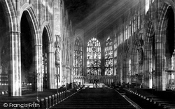 St Michael's Church Interior c.1884, Coventry