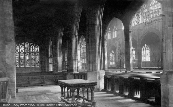 Photo of Coventry, St Michael's Church, Interior c.1884