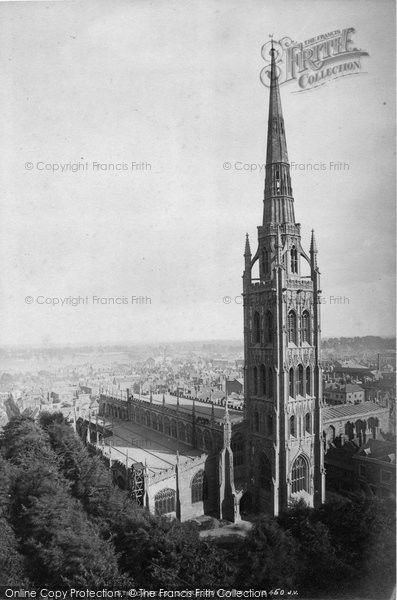 Photo of Coventry, St Michael's Church Spire c.1880