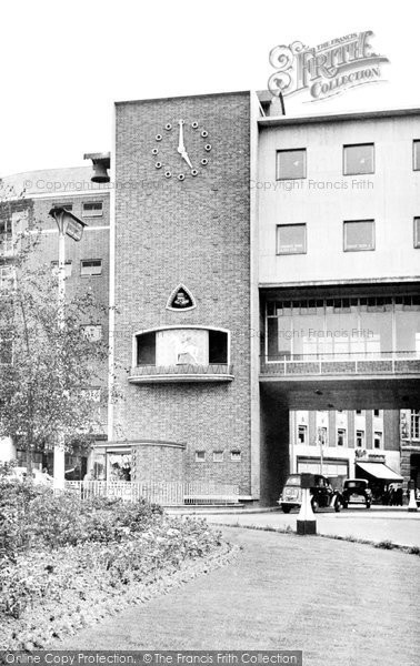 Photo of Coventry, The Animated Clock, Broadgate c.1955