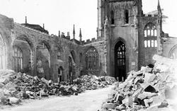 The Blitzed Cathedral c.1942, Coventry