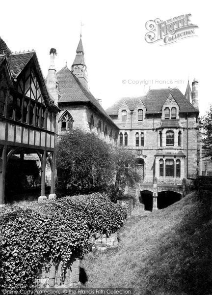 Photo of Coventry, The Blue Coat School And Cathedral Ruins c.1890