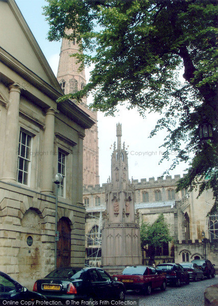 Photo of Coventry, The County Hall And Reconstructed Cross 2004