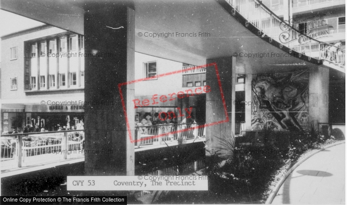 Photo of Coventry, The Precinct c.1960