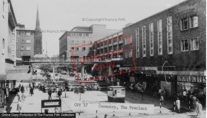Photo of Coventry, The Precinct c.1960