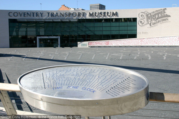 Photo of Coventry, Transport Museum Showing Time Zone Clock 2004