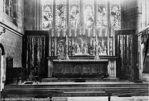 Photo of Coventry, Trinity Church, Altar 1892