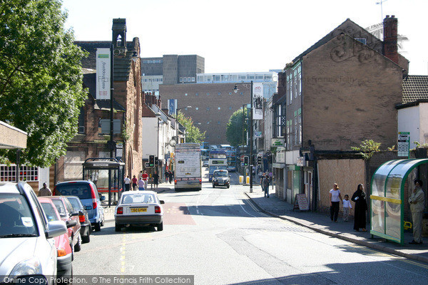 Photo of Coventry, View Down Bishop Street Towards Cross Cheaping 2004