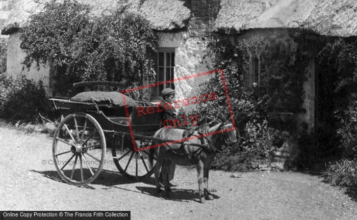 Photo of Coverack, A Horse And Cart c.1900
