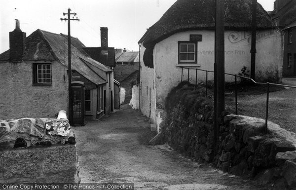 Photo of Coverack, Approach To The Post Office c.1960