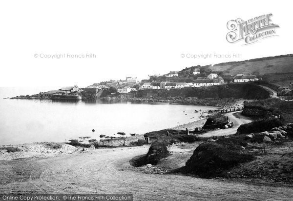 Photo of Coverack, From Helston Road 1890