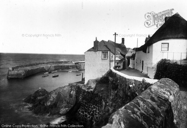 Photo of Coverack, Quay And Post Office c.1930