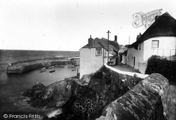 Quay And Post Office c.1930, Coverack