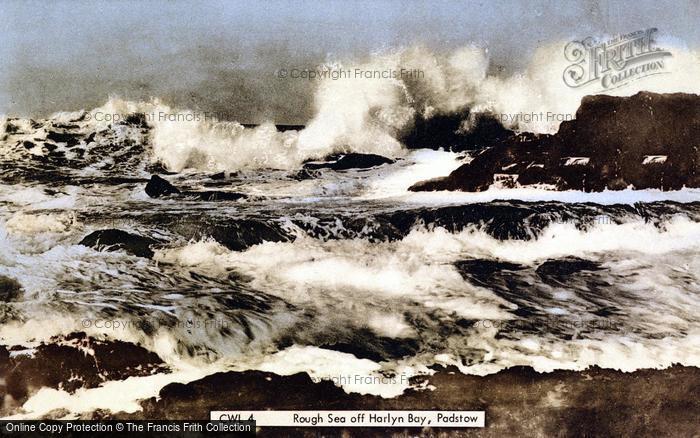 Photo of Coverack, Rough Sea 1894