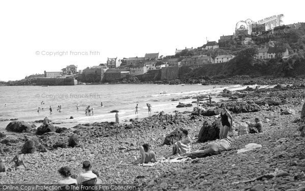 Photo of Coverack, The Beach c.1960