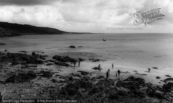 Photo of Coverack, The Beach c.1960