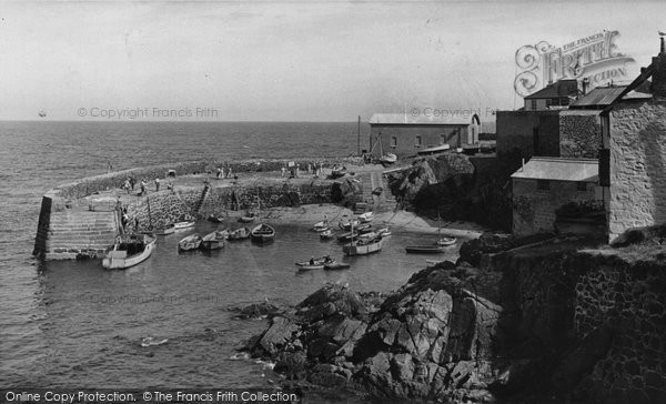 Photo of Coverack, The Harbour c.1960